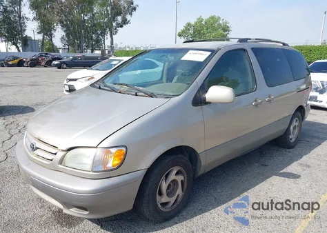 2003 Toyota Sienna Le из США, поврежденный, VIN 4T3ZF13C33U543408
